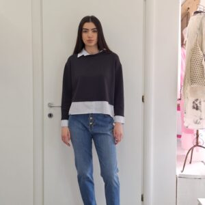 Jeans con gioiello