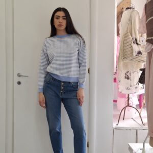 Maglia fantasia viscosa TU