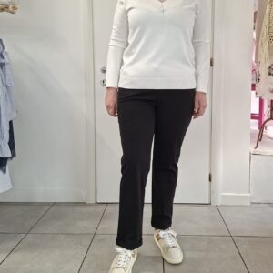 Pantalone punto milano a sigaretta